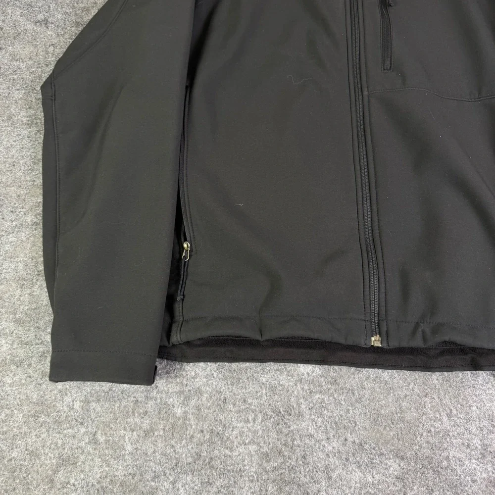 The North Face Mens Apex Bionic Softshell Jacket Black Full Zip Large